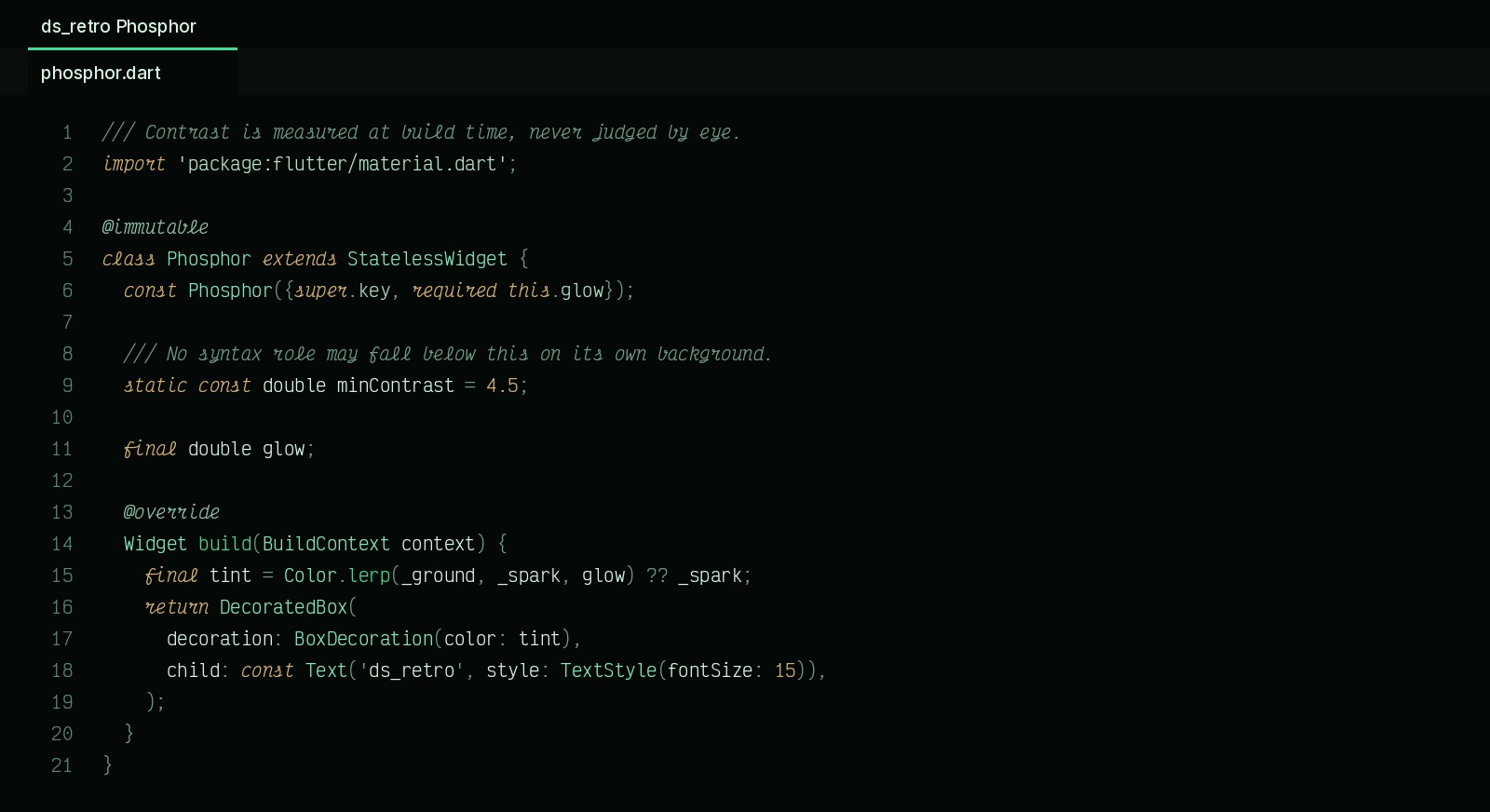 ds_retro Phosphor